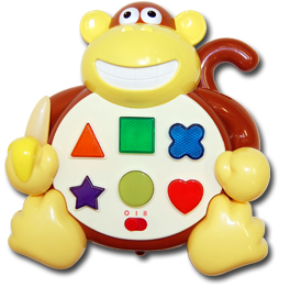 THE LEARNING JOURNEY Colors&Shapes Monkey�i�J���[�Y�E�A���h�E�V�F�C�v�X�E�����L�[�j