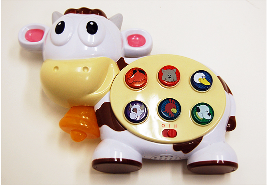 On the Farm Cow （オン・ザ・ファーム・カウ） 【プレイジム、布絵本